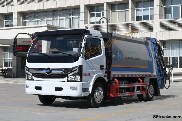 Xinchufeng Mantianxing 8.5T Electric Compactor Garbage Truck 106.95kWh 4X2(6 wheels) Exterior (3) | 86Trucks