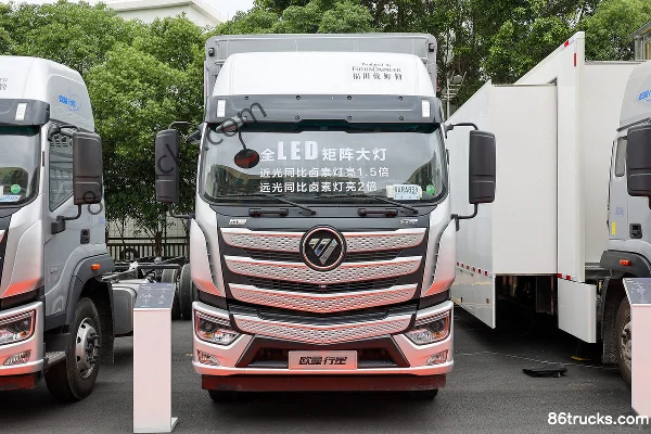 Foton Auman Xingxing 300 hp 4X2(6 wheels) 6.2m AMT automatic grille cargo truck Exterior (2) | 86Trucks