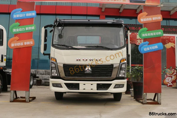 Sinotruk HOWO Tongshuai 130 hp 4X2(6 wheels) 4.15m AMT automatic single-row flatbed light truck (China VI) Exterior (2) | 86Trucks