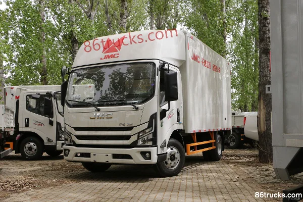 JMC Kaiyun+ 129 ch 4X2(6 roues) 4,2 m Camion fourgon à cabine simple (China VI) Extérieur (3) | 86Trucks