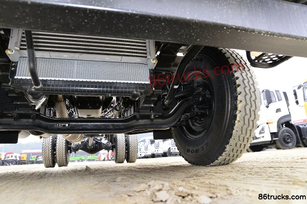 Dongfeng Commercial Vehicle Tianjin VR 230 hp 4X2(6 wheels) aerial work truck (Daiyang brand) (engineering yellow) Chassis (3) | 86Trucks
