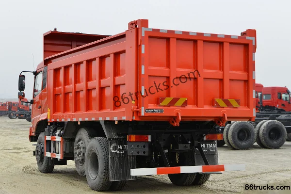 Dongfeng Commercial Vehicle Tianjin VR Heavy Truck 270 hp 6X2(8 wheels) 5.5m Dump Truck (China VI) (5T Front Axle) Body (3) | 86Trucks