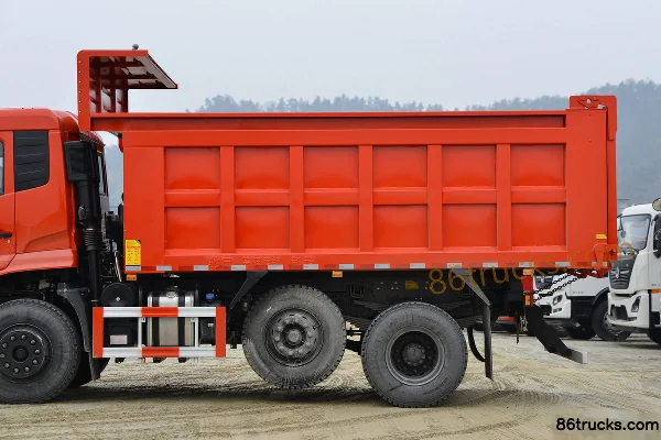 Dongfeng Commercial Vehicle Tianjin VR Heavy Truck 270 hp 6X2(8 wheels) 5.5m Dump Truck (China VI) (5T Front Axle) Body (2) | 86Trucks