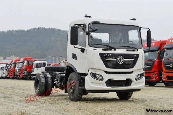 Dongfeng Commercial Vehicle Tianjin KR 190hp 4X2(6 wheels) Hook lift garbage truck (Zhongqi brand) Exterior