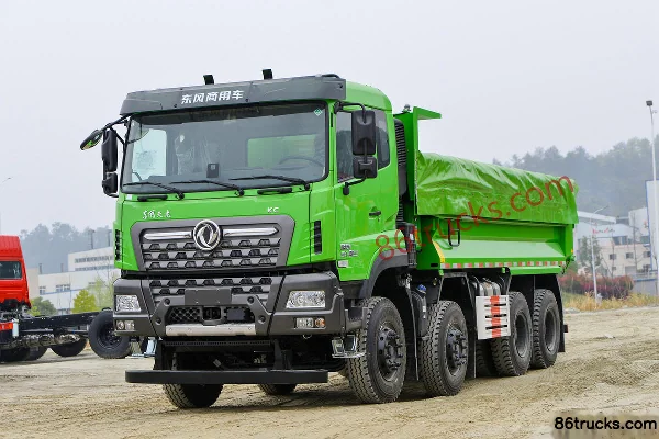 Dongfeng Commercial Vehicle Tianlong KC Heavy Truck Thunder Edition 350 hp 8X4(12 wheels) 6m Dump Truck (China VI) Exterior (3) | 86Trucks