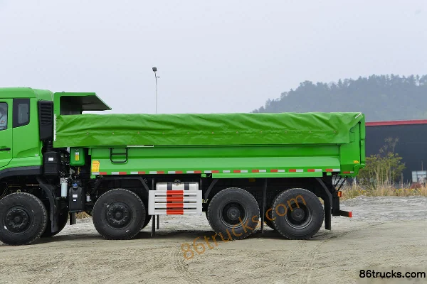 Dongfeng Commercial Vehicle Tianlong KC Heavy Truck Thunder Edition 350 hp 8X4(12 wheels) 6m Dump Truck (China VI) Body (2) | 86Trucks