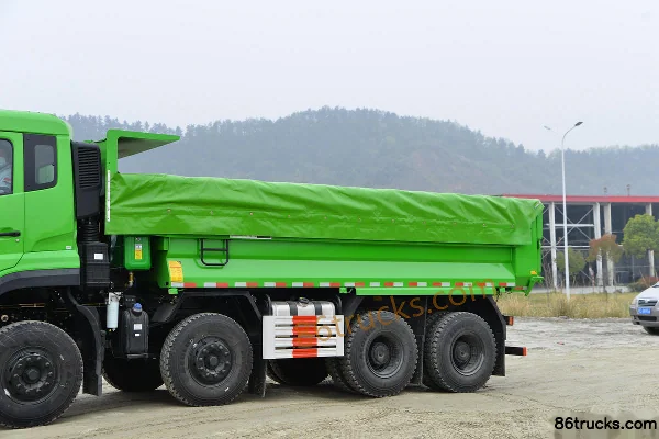 Dongfeng Commercial Vehicle Tianlong KC Heavy Truck Thunder Edition 350 hp 8X4(12 wheels) 6m Dump Truck (China VI) Body (1) | 86Trucks