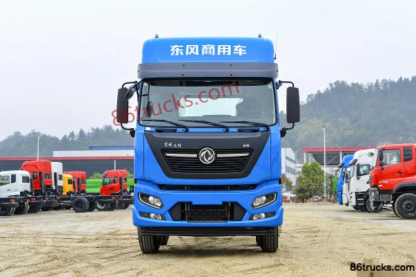 Dongfeng Commercial Vehicle Tianjin KR PLUS 340 hp 6X2(8 wheels) 6.8m flatbed cargo truck (high roof triple sleeper) Exterior (2) | 86Trucks