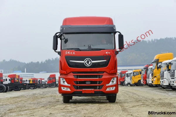 Dongfeng Commercial Vehicle Tianlong Flagship KX 490 hp 8X4(12 wheels) 9.4m flatbed cargo truck Exterior (2) | 86Trucks