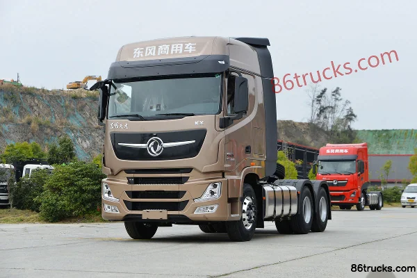 Dongfeng Commercial Vehicle Tianlong Flagship KX King Edition 600 hp 6X4(10 wheels) AMT automatic tractor truck (China VI)(with hydraulic re