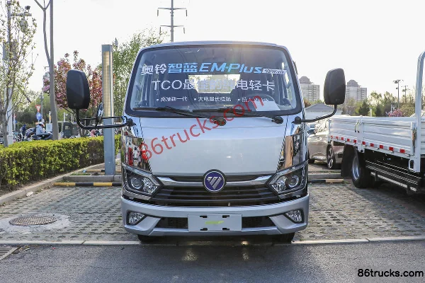 Foton Zhiblue EM 4.5T 3.17m double-row pure electric panel light truck 100.27kWh 4X2(6 wheels) Exterior (2) | 86Trucks