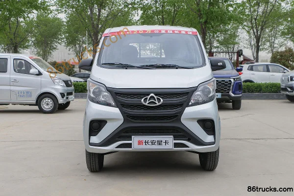 Ankai New Changan Star Card Luxury 1.5L 116hp 4X2(6 wheels) Gasoline 2.55m Double Row Flatbed Mini Truck (with AC) Exterior (2) | 86Trucks