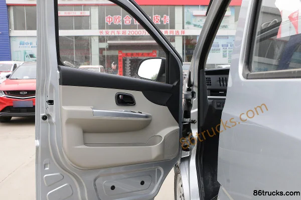 Ankai New Changan Star Card Luxury 1.5L 116hp 4X2(6 wheels) Gasoline 2.55m Double Row Flatbed Mini Truck (with AC) Cab (2) | 86Trucks