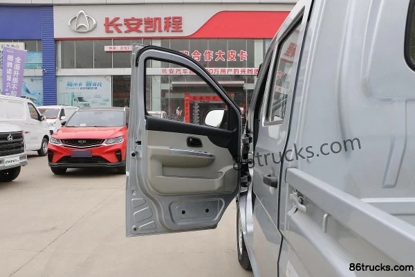 Ankai New Changan Star Card Luxury 1.5L 116hp 4X2(6 wheels) Gasoline 2.55m Double Row Flatbed Mini Truck (with AC) Cab (1) | 86Trucks