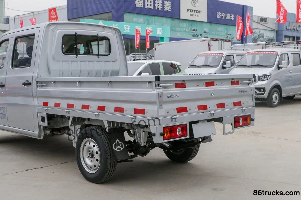 Ankai New Changan Star Card Luxury 1.5L 116hp 4X2(6 wheels) Gasoline 2.55m Double Row Flatbed Mini Truck (with AC) Body (3) | 86Trucks