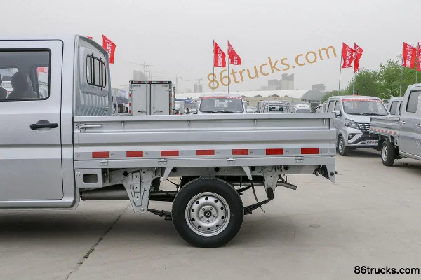 Ankai New Changan Star Card Luxury 1.5L 116hp 4X2(6 wheels) Gasoline 2.55m Double Row Flatbed Mini Truck (with AC) Body (1) | 86Trucks