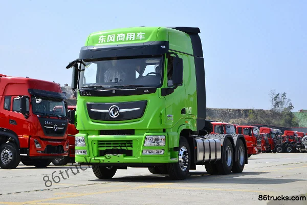 Dongfeng Commercial Vehicle Tianlong Flagship KX Édition classique 560 ch 6X4(10 roues) Tracteur routier AMT automatique (vert clair) (avec