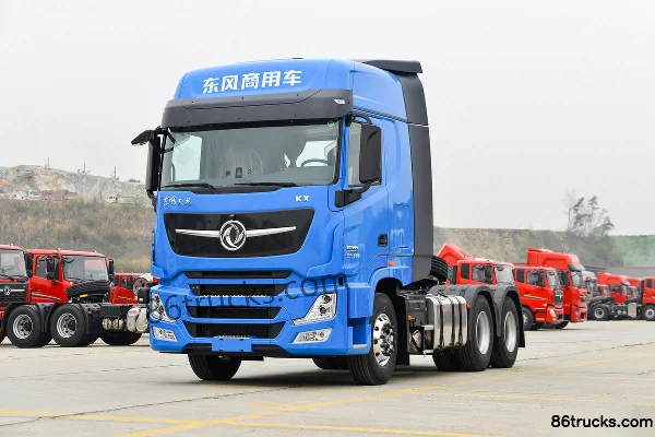 Dongfeng Commercial Vehicle Tianlong Flagship KX King Edition 660hp 6X4(10 wheels) Tractor Truck (Pure Blue) (China VI) Exterior (3) | 86Tru