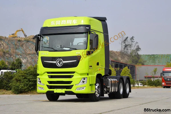 Dongfeng Commercial Vehicle Tianlong Flagship KX King Edition 660hp 6X4(10 wheels) tractor truck (Fluorescent Green) (China VI) Exterior (3)