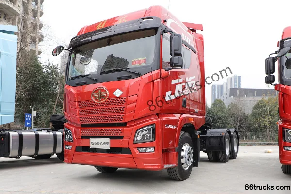 FAW Jiefang Qingdao JH6 poids lourd édition leader 530 ch 6X4(10 roues) LNG tracteur routier automatique (China VI) Extérieur (3) | 86Trucks