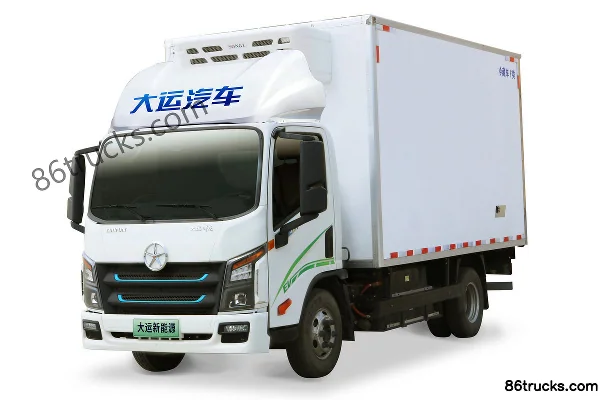 Dayun Xianglong EX5 4.5T 4X2(6 wheels) 4.1m electric refrigerated truck (hydraulic brake) 98.04kWh Exterior (2) | 86Trucks