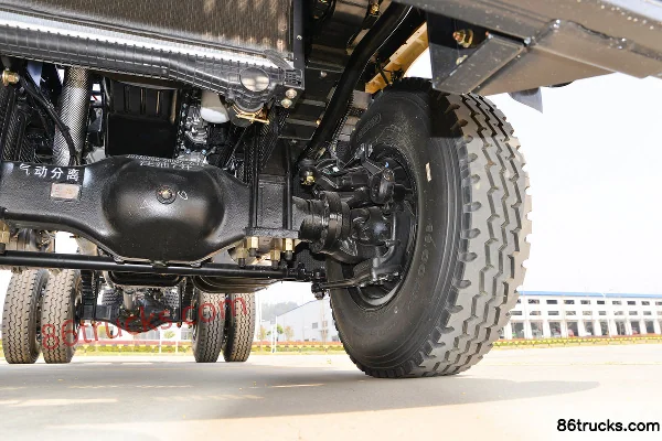 Sanhuan Shitong Haolong 245hp 4X4(6 wheels) 4.5m Dump Truck Chassis (3) | 86Trucks