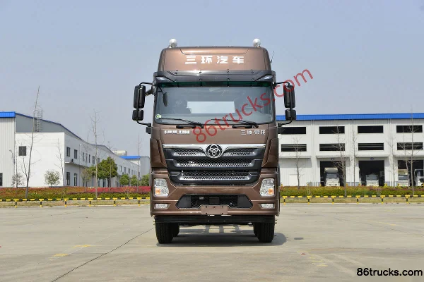 Sanhuan Shitong Haolong Luxury Edition 270 hp 8X2(10 wheels) 8.7m Stake Cargo Truck Exterior (2) | 86Trucks