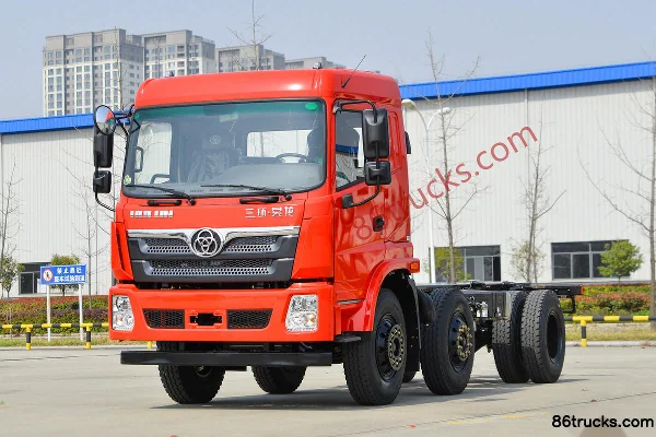 Sanhuan Shitong Haolong 220hp 6X2(8 wheels) Flatbed Truck Exterior (3) | 86Trucks