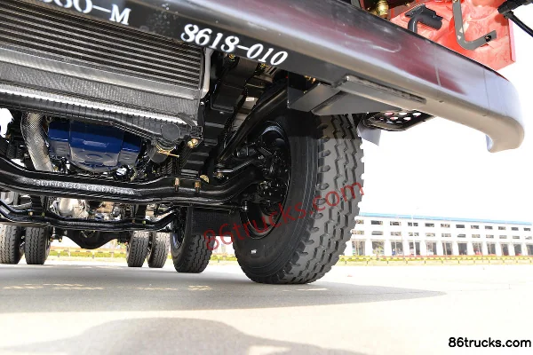Sanhuan Shitong Haolong 220hp 6X2(8 wheels) Flatbed Truck Chassis (3) | 86Trucks