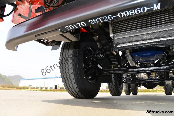 Sanhuan Shitong Haolong 220hp 6X2(8 wheels) Flatbed Truck Chassis (2) | 86Trucks