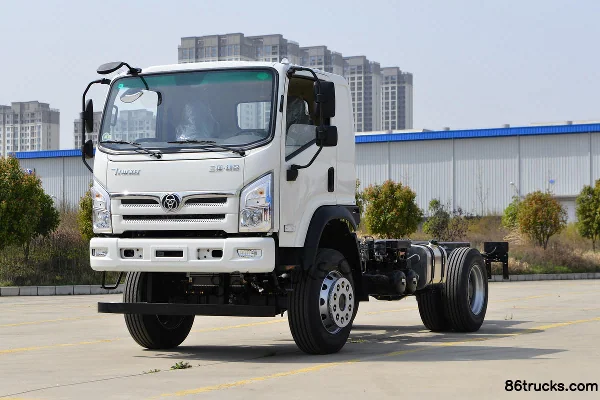 Sanhuan Shitong T3 Chuangke 200hp 4X4(6 wheels) 5.4m semi-sleeper stake off-road cargo truck (China VI) Exterior (3) | 86Trucks