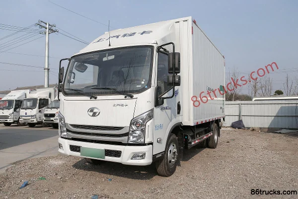 Yuejin Chaoyue EC300 4.5T 4.15m Single Row Pure Electric Van Light Truck 81.14kWh 4X2(6 wheels) Exterior (3) | 86Trucks