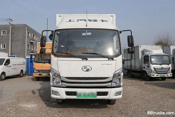 Yuejin Chaoyue EC300 4.5T 4.15m Single Row Pure Electric Van Light Truck 81.14kWh 4X2(6 wheels) Exterior (2) | 86Trucks