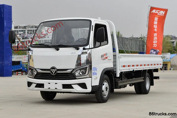 Foton Aoling M Card 2.0L 144 ch 4X2(6 roues) essence 4.2 m cabine simple plate-forme camionnette (frein hydraulique) Extérieur (3) | 86Truck