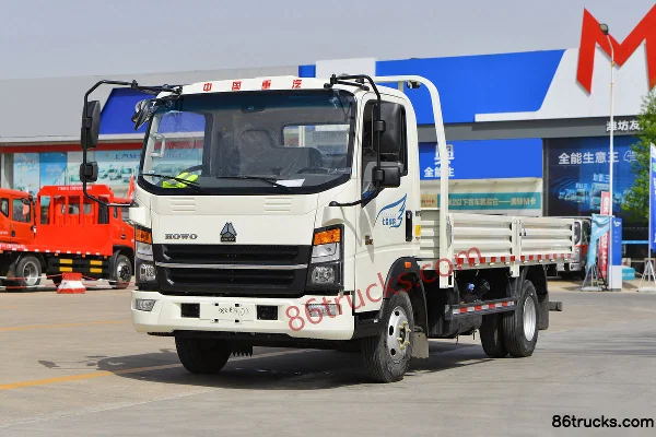 Sinotruk HOWO Hanjun M 140hp 4X2(6 wheels) 4.15m single-row flatbed light truck Exterior (3) | 86Trucks