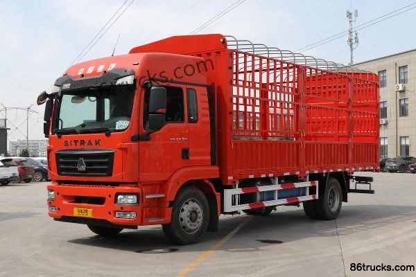 Sinotruk Sitrak G5 Heavy Truck 250 hp 4X2(6 wheels) 6.8m AMT Automatic Van Cargo Truck Exterior (3) | 86Trucks