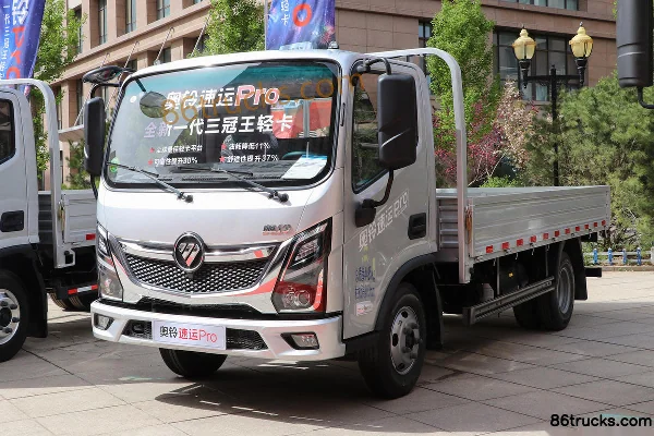Foton Aoling Supu Pro 163 ch 4X2(6 roues) 4,17 m camion plateau simple cabine (ZF 6 vitesses) Extérieur (3) | 86Trucks