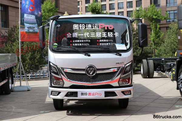 Foton Aoling Supu Pro 163 ch 4X2(6 roues) 4,17 m camion plateau simple cabine (ZF 6 vitesses) Extérieur (2) | 86Trucks