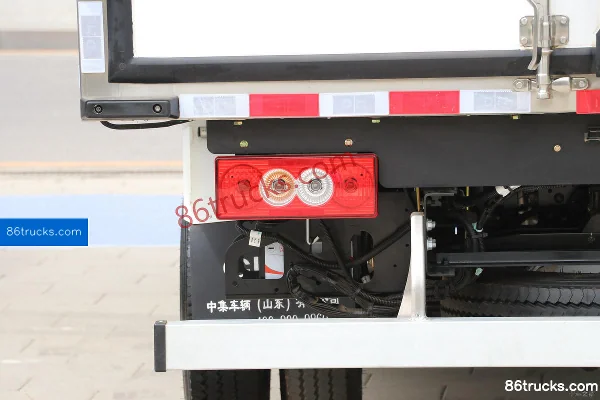 Auman Auman Zhilan HS 4.5T 4.08m plug-in hybrid refrigerated truck (air brake) 14.016kWh 4X2(6 wheels) Body (3) | 86Trucks