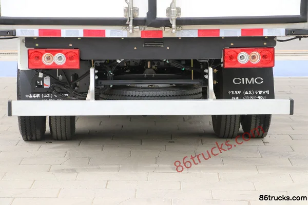 Auman Auman Zhilan HS 4.5T 4.08m plug-in hybrid refrigerated truck (air brake) 14.016kWh 4X2(6 wheels) Body (2) | 86Trucks