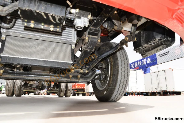 SHACMAN Commercial Vehicle Xuande Yi 9 Version express 150 ch 4X2(6 roues) 4,15 m camion léger fourgon à cabine simple (China VI) Châssis (3