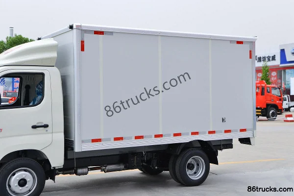 Foton Xiangling M1 1.6L 122hp 4X2(6 wheels) gasoline 3.3m single-row van micro truck Body (1) | 86Trucks
