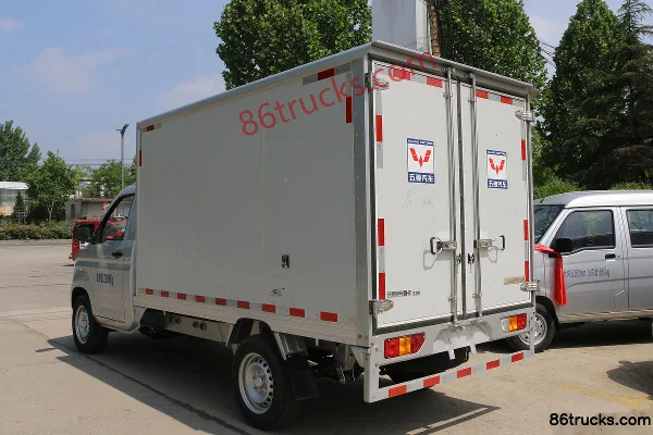 Wuling Rongguang New Card 1.5L 107 ch 4X2(6 roues) essence fourgon cabine simple 3 m mini camion Carrosserie (3) | 86Trucks