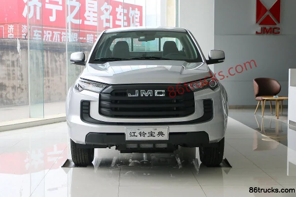 JMC Baodian 2023 Shuxiang Edition 2.5T Diesel 140 hp Manual 2WD Long Wheelbase Flat Bottom Box Double Row Pickup Cab (2) | 86Trucks