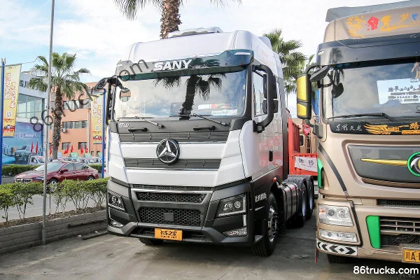 SANY Truck Jiangshan·Nouveau Héros Ligne principale 560 ch 6X4(10 roues) tracteur routier Extérieur (3) | 86Trucks