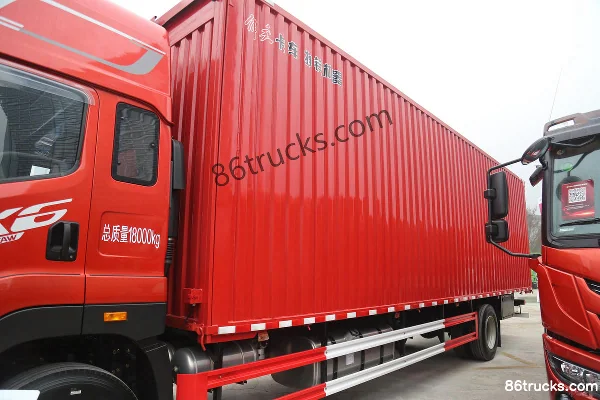 FAW Jiefang Qingdao JK6 Medium Truck 290 hp 4X2(6 wheels) 9.75m AMT Automatic Wing-Open Box Cargo Truck (China VI) Body (1) | 86Trucks