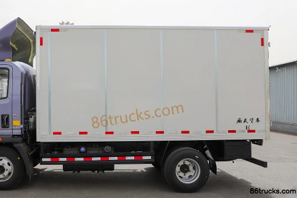 Sinotruk HOWO Tongshuai 160hp 4X2(6 wheels) 4.15m single row van body light truck (Fast Gear 8-speed) (1) | 86Trucks