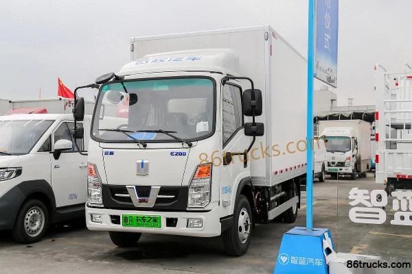 FARIZON E200 2021 Model Standard Edition 4.5T 4.14m Single Row Electric Van Light Truck 106.95kWh 4X2(6 wheels) Exterior (3) | 86Trucks