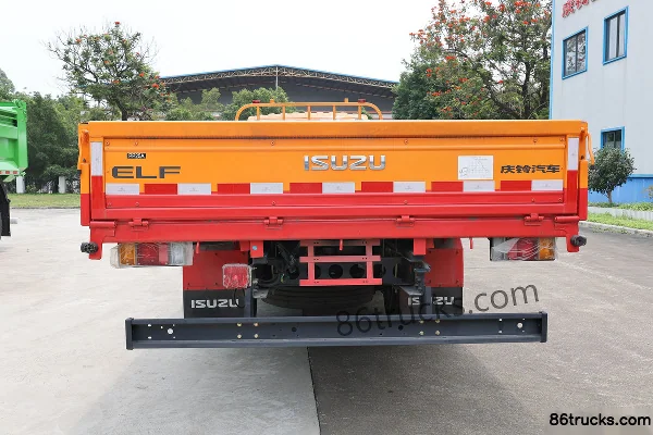Isuzu 700P series medium truck 190 hp 4X2(6 wheels) 6.008m single-row flatbed cargo truck Body (1) | 86Trucks
