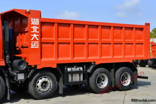 Dayun F7 Heavy Truck 300hp 8X4(12 wheels) 6.8m Dump Truck (China VI) Body (2) | 86Trucks